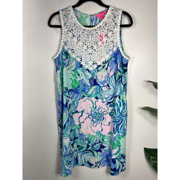 New Lilly Pulitzer Womens 10 Nala Shift Dress Party Thyme Resort Preppy Vacation - Picture 2 of 12